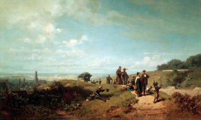 The Sunday Walk by Carl Spitzweg